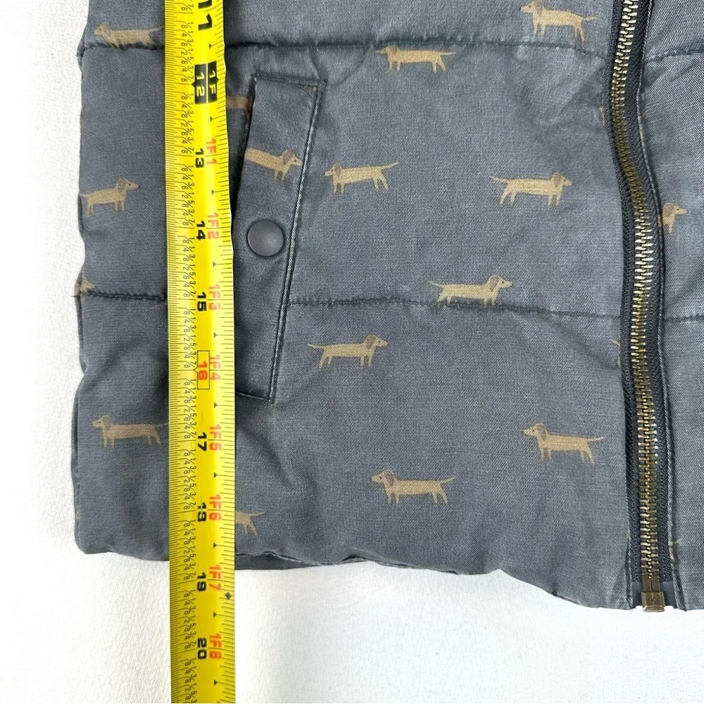 Jamie Kay Kids Basil The Dog Printed Puffer Vest